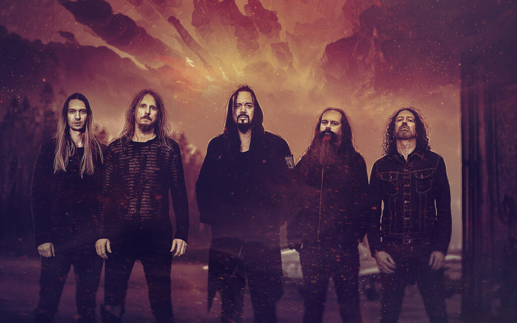 Bandet Evergrey spelar under Kulturkalaset.